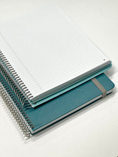 Lined Spiral Notebook - Sky Blue