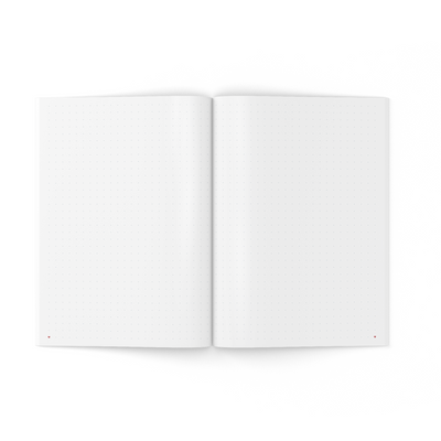 Teal Dot-Grid Notebook