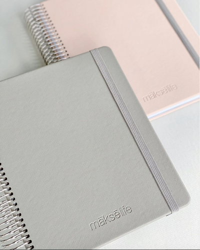 6-Month 7x9" Undated Planner: Taupe (2022 Edition)